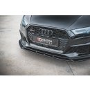 Front Ansatz V.4 passend für Audi RS3 8V FL Sportback schwarz Hochglanz