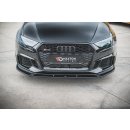 Front Ansatz V.4 passend für Audi RS3 8V FL Sportback schwarz Hochglanz