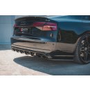 Heck Ansatz Flaps Diffusor V.2 passend für Audi S8 D4 Facelift schwarz matt