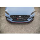 Robuste Racing Front Ansatz passend für + Flaps Hyundai I30 N Mk3 Hatchback / Fastback schwarz Hochglanz