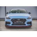 Robuste Racing Front Ansatz passend für + Flaps Hyundai I30 N Mk3 Hatchback / Fastback schwarz Hochglanz