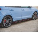 Rennen Haltbarkeit Seitenschweller Ansatz passend für Hyundai I30 N Mk3 Hatchback / Fastback