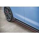 Rennen Haltbarkeit Seitenschweller Ansatz passend für Hyundai I30 N Mk3 Hatchback / Fastback