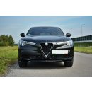 Front Ansatz V.2 passend für Alfa Romeo Stelvio schwarz Hochglanz