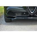 Front Ansatz V.2 passend für Alfa Romeo Stelvio schwarz Hochglanz