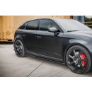 Seitenschweller Ansatz V.2 passend für Audi RS3 8V Sportback Facelift schwarz Hochglanz