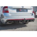 Diffusor Heck Ansatz V.2 passend für Skoda Octavia RS Mk3 / Mk3 FL Hatchback / Kombi