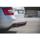 Diffusor Heck Ansatz V.2 passend für Skoda Octavia RS Mk3 / Mk3 FL Hatchback / Kombi