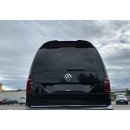 Spoiler CAP passend für Volkswagen Caddy Mk. 4 schwarz Hochglanz