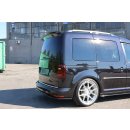 Spoiler CAP passend für Volkswagen Caddy Mk. 4 schwarz Hochglanz