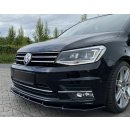 Front Ansatz passend für Volkswagen Caddy Mk. 4 schwarz matt