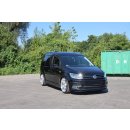 Front Ansatz passend für Volkswagen Caddy Mk. 4 schwarz Hochglanz