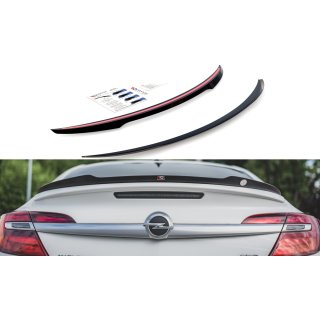 Spoiler CAP passend für Opel Insignia Mk. 1 OPC Facelift schwarz matt