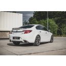 Mittlerer Diffusor Heck Ansatz passend für Opel Insignia Mk. 1 OPC Facelift Carbon Look