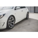 Seitenschweller Ansatz passend für Opel Insignia Mk. 1 OPC Facelift schwarz Hochglanz