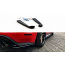 Heck Ansatz Flaps Diffusor passend für Ford Mustang Mk. 6 Facelift schwarz matt