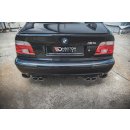 Heck Ansatz Flaps Diffusor passend für BMW M5 E39 schwarz matt