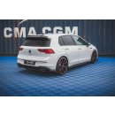 Spoiler CAP passend für Volkswagen Golf 8 GTI schwarz matt