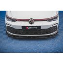 Front Ansatz passend für Volkswagen Golf 8 GTI schwarz Hochglanz