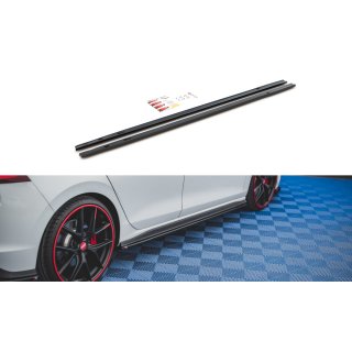 Seitenschweller Ansatz passend für Volkswagen Golf 8 GTI Carbon Look