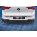 Mittlerer Diffusor Heck Ansatz passend für Volkswagen Golf 8 GTI Carbon Look