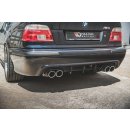 Diffusor Heck Ansatz passend für BMW M5 E39 schwarz matt