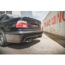 Diffusor Heck Ansatz passend für BMW M5 E39 schwarz matt