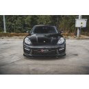 Front Ansatz V.1 passend für Porsche Panamera Turbo 970 Facelift schwarz Hochglanz