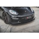 Front Ansatz V.1 passend für Porsche Panamera Turbo 970 Facelift schwarz Hochglanz