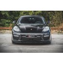 Front Ansatz V.2 passend für Porsche Panamera Turbo 970 Facelift schwarz matt