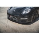 Front Ansatz V.2 passend für Porsche Panamera Turbo 970 Facelift schwarz Hochglanz