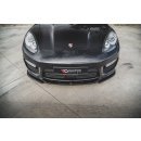 Front Ansatz V.2 passend für Porsche Panamera Turbo 970 Facelift schwarz Hochglanz