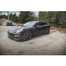 Seitenschweller Ansatz V.1 passend für Porsche Panamera Turbo 970 Facelift schwarz Hochglanz