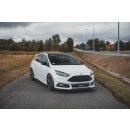 Front Ansatz V.4 passend für Ford Focus ST Mk3 Facelift schwarz Hochglanz