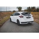 Heck Ansatz Flaps Diffusor V.2 passend für Ford Focus ST Mk3 Facelift schwarz matt