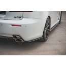 Heck Ansatz Flaps Diffusor passend für Lexus IS F Mk2 schwarz matt