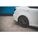 Heck Ansatz Flaps Diffusor passend für Lexus IS F Mk2 Carbon Look