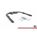 Heck Ansatz Flaps Diffusor passend für Volvo S60 R-Design Mk3 schwarz Hochglanz