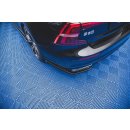 Heck Ansatz Flaps Diffusor passend für Volvo S60 R-Design Mk3 Carbon Look