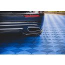 Heck Ansatz Flaps Diffusor passend für Volvo S60 R-Design Mk3 Carbon Look