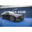 Seitenschweller Ansatz V.1 passend für Volvo S60 R-Design Mk3 schwarz matt