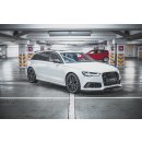 Front Ansatz V.3 passend für Audi RS6 C7 schwarz Hochglanz