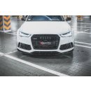 Front Ansatz V.3 passend für Audi RS6 C7 schwarz Hochglanz