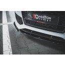 Front Ansatz V.3 passend für Audi RS6 C7 schwarz Hochglanz