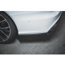 Heck Ansatz Flaps Diffusor V.2 passend für Audi RS6 C7 schwarz Hochglanz