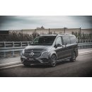 Front Ansatz V.1 passend für Mercedes-Benz V-Klasse AMG-Line W447 Facelift schwarz matt