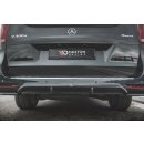 Diffusor Heck Ansatz passend für Mercedes-Benz V-Klasse AMG-Line W447 Facelift Carbon Look