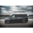 Seitenschweller Ansatz passend für Mercedes-Benz V-Klasse AMG-Line W447 Facelift schwarz matt