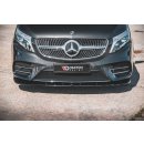 Front Ansatz V.2 passend für Mercedes-Benz V-Klasse AMG-Line W447 Facelift schwarz matt