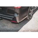 Heck Ansatz Flaps Diffusor V.1 passend für Mercedes-Benz V-Klasse AMG-Line W447 Facelift schwarz matt